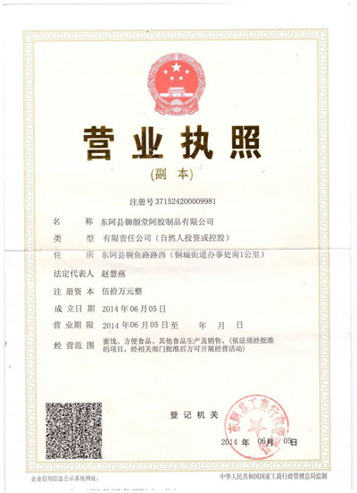 營(yíng)業(yè)執(zhí)照